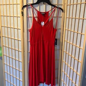 Express Vibrant Red Dress